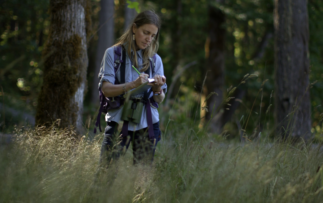 Kim Sager in the Field.